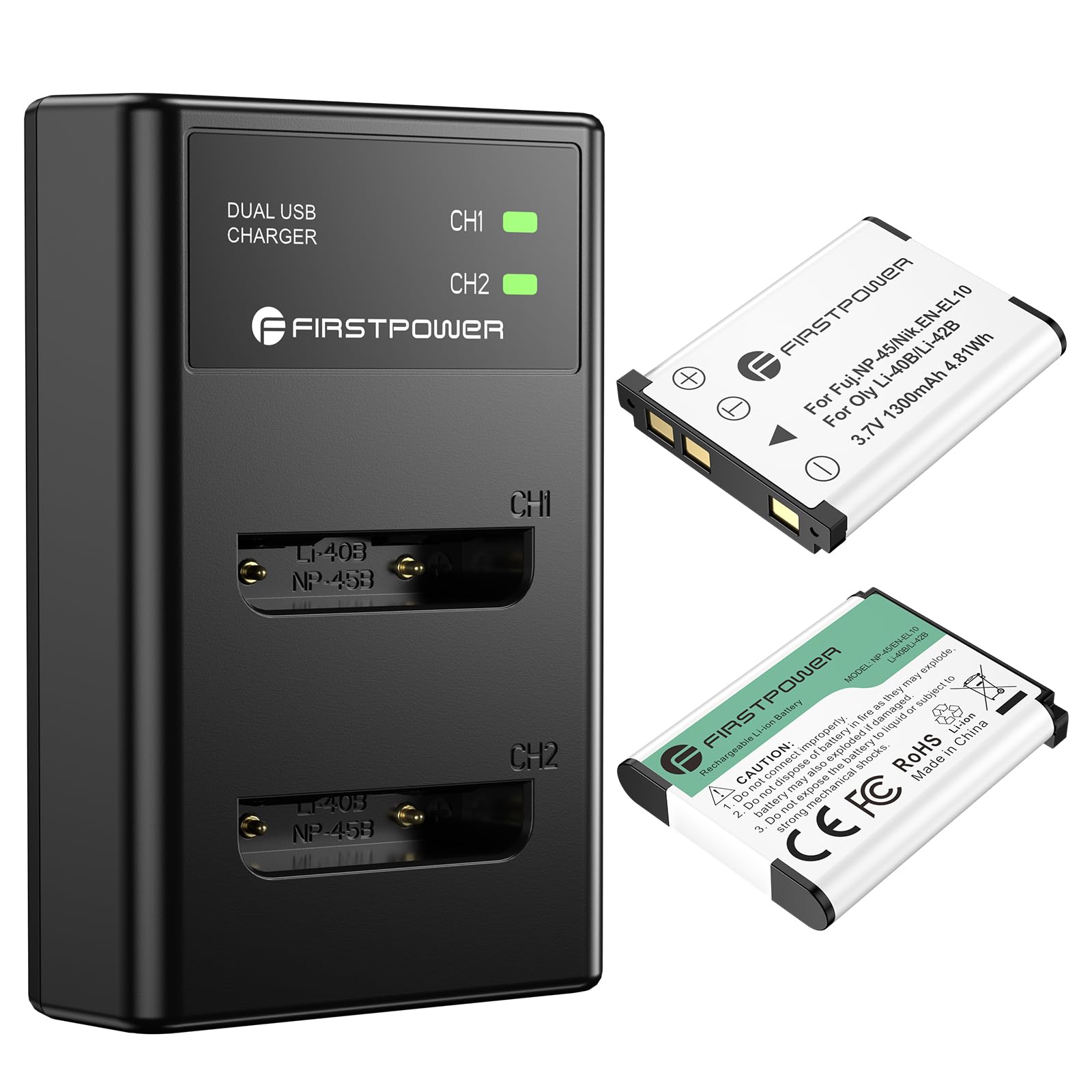 Pilotfly C-45 電動３軸スタビライザー 専用キャリングケース有り Amazon.com: FirstPower NP-45/NP-45A/NP-45S Battery (X2) and Dual